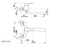 Zdjęcie: Bateria kuchenna Beryl ścienna KFA