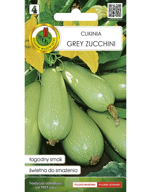 Zdjęcie: Dynia zwyczajna cukinia Grey Zucchini 2 g PNOS