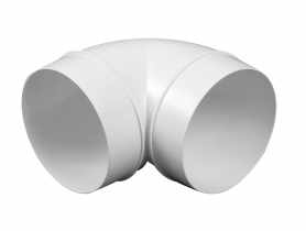 Kolano kanału okrągłego 90 stopni fi 125 AWENTA