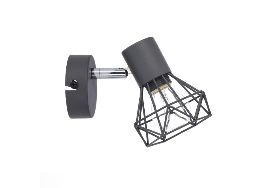 Zdjęcie: Kinkiet Verve 1x40 W E14 matowy szary CANDELLUX