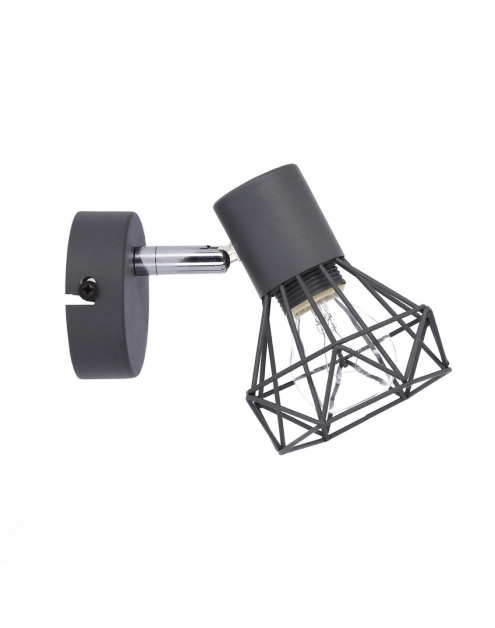 Zdjęcie: Kinkiet Verve 1x40 W E14 matowy szary CANDELLUX