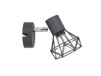 Zdjęcie: Kinkiet Verve 1x40 W E14 matowy szary CANDELLUX