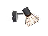 Zdjęcie: Kinkiet Verve 1x40 W E14 matowy szary CANDELLUX