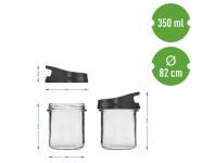 Zdjęcie: Pojemnik do przechowywania 350 ml z zakrętką 132355 BROWIN