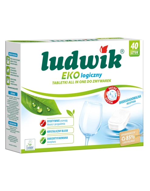 Zdjęcie: Tabletki do zmywarek All in one 40 sztuk LUDWIK