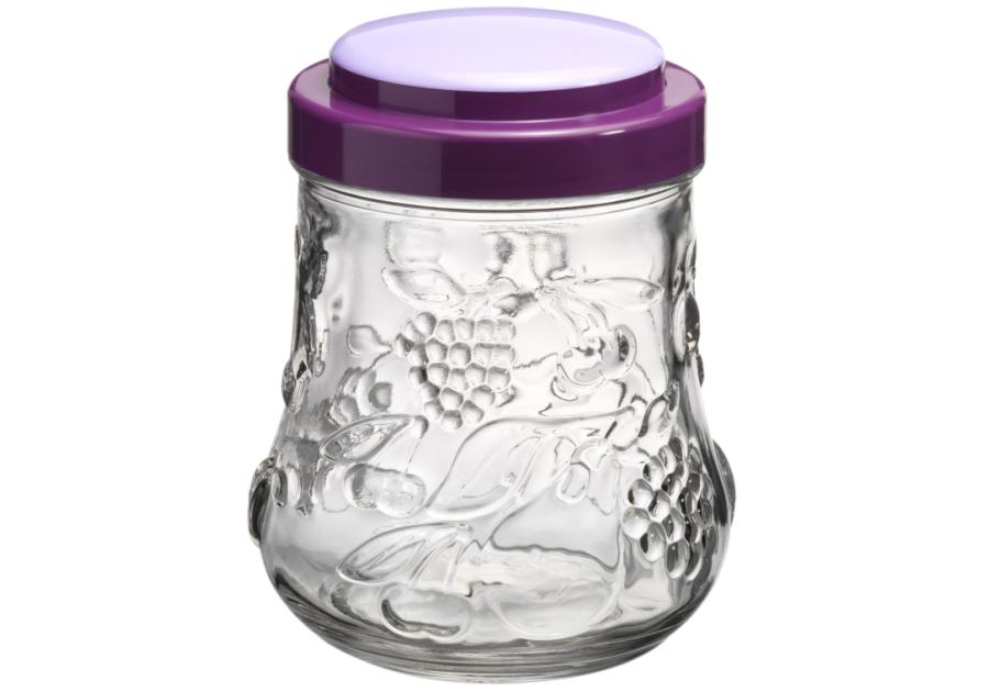 Zdjęcie: Słoik dekoracyjny Garden 1 L z fioletową zakrętką PASABAHCE