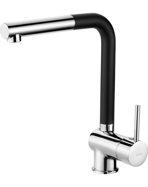 Zdjęcie: Bateria kuchenna z wyciąganą wylewką Aster czarny,mosiądz DEANTE