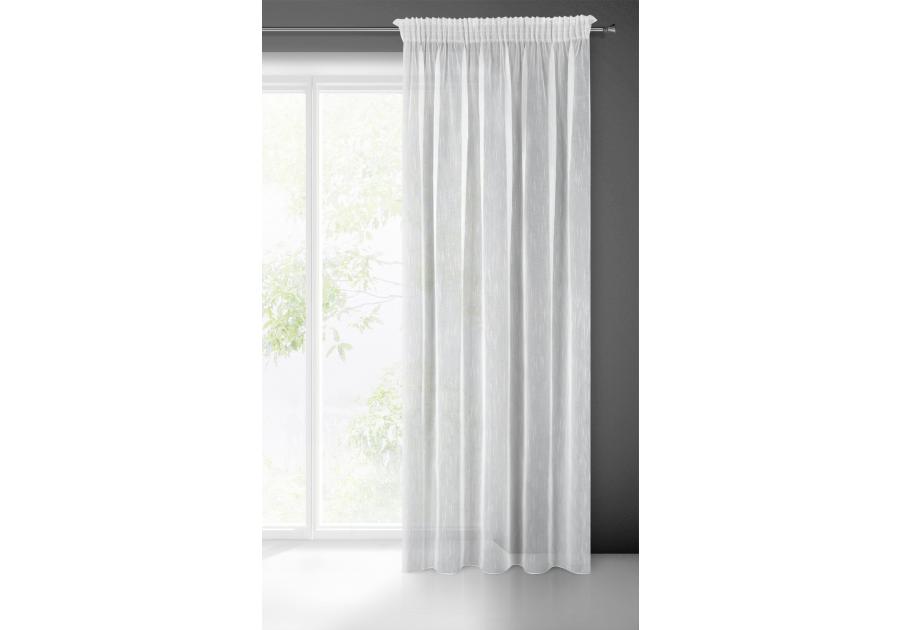 Zdjęcie: Firana gotowa Monic na taśmie 140x270 cm biały EUROFIRANY
