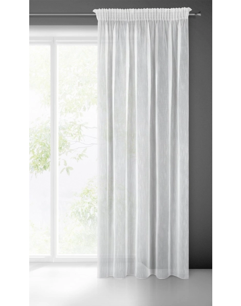 Zdjęcie: Firana gotowa Monic na taśmie 140x270 cm biały EUROFIRANY