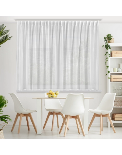 Zdjęcie: Firana gotowa Simone na taśmie 400x170 cm biały EUROFIRANY