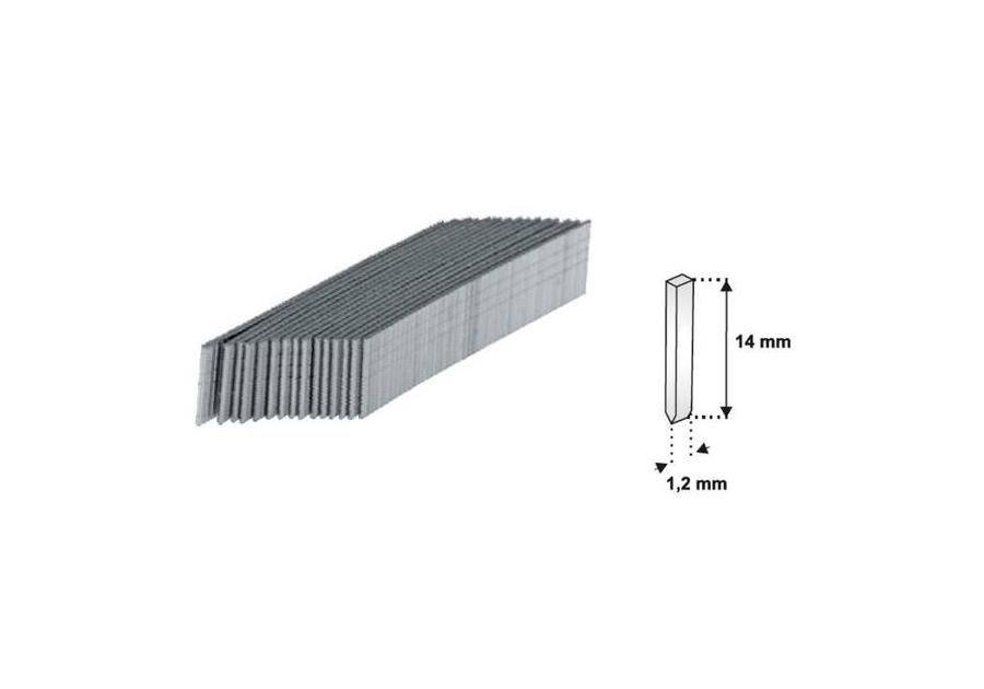 Zdjęcie: Szpilki 14 mm - 1000 szt. wzór D11I - 1,2 mm DEDRA