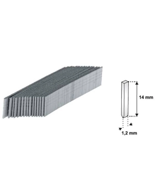 Zdjęcie: Szpilki 14 mm - 1000 szt. wzór D11I - 1,2 mm DEDRA