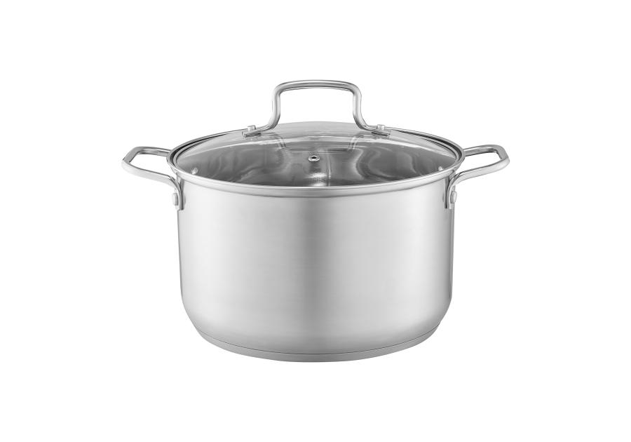 Zdjęcie: Garnek stalowy z pokrywką Hugo Plus 24 cm AMBITION
