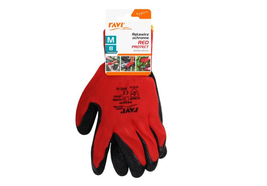 Zdjęcie: Rękawice ochronne Red Protect M RAVI