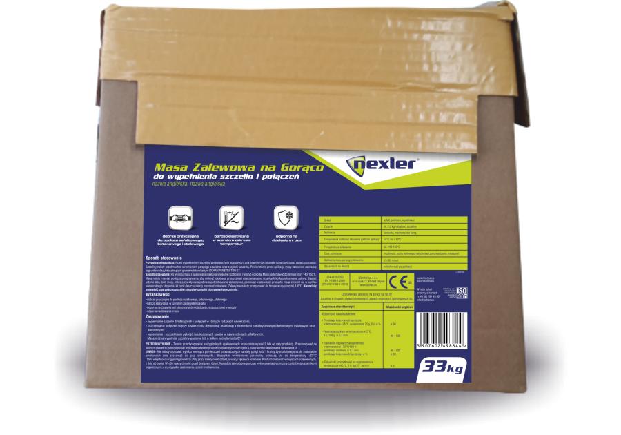 Zdjęcie: Masa zalewowa na gorąco 33 kg NEXLER