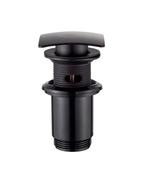 Zdjęcie: Korek click-clack, mosiężny, uniwersalny, duży grzybek kwadrat czarny INVENA