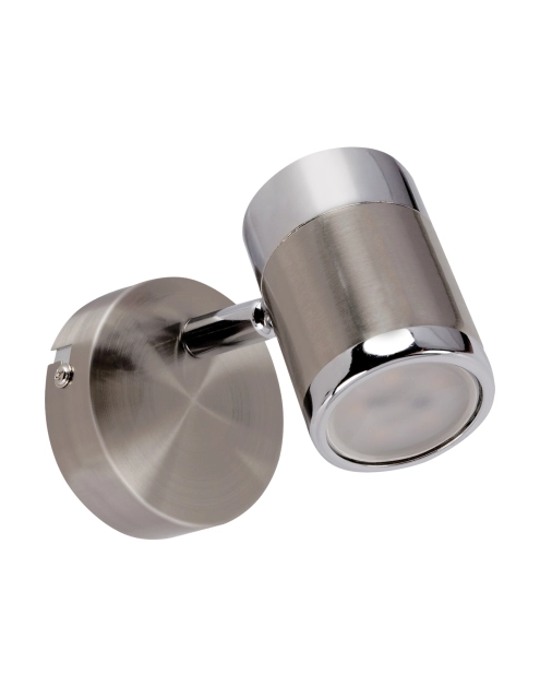 Zdjęcie: Oprawa ścienno-sufitowa Olaf GU10 1C kolor chrom/matowy chrom 35 W STRUHM