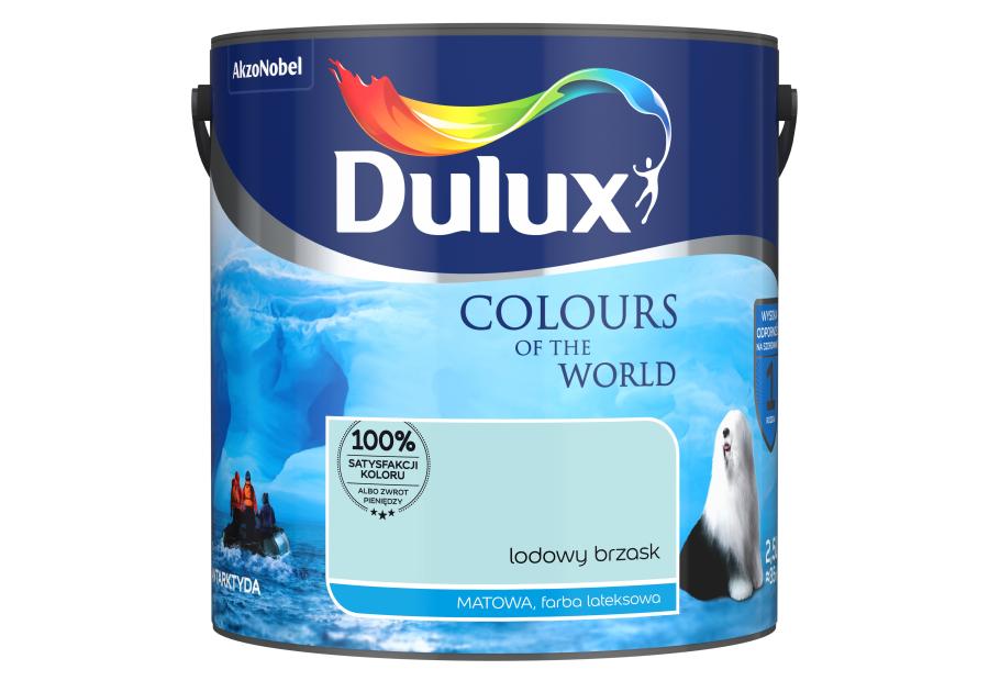 Zdjęcie: Farba do wnętrz Kolory Świata 2,5 L lodowy brzask DULUX