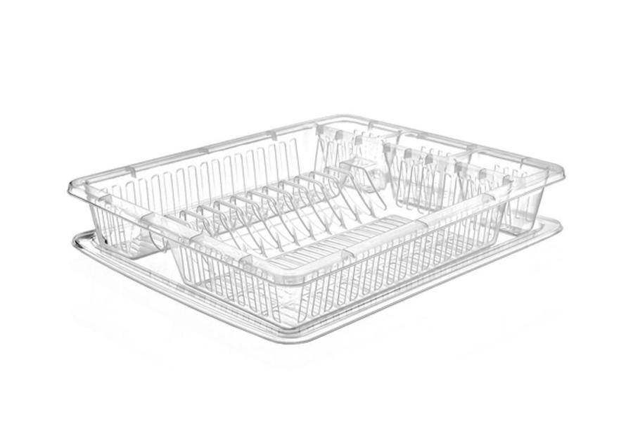 Zdjęcie: Suszarka do naczyń 37x46x9 cm cm przezroczysta FLORENTYNA