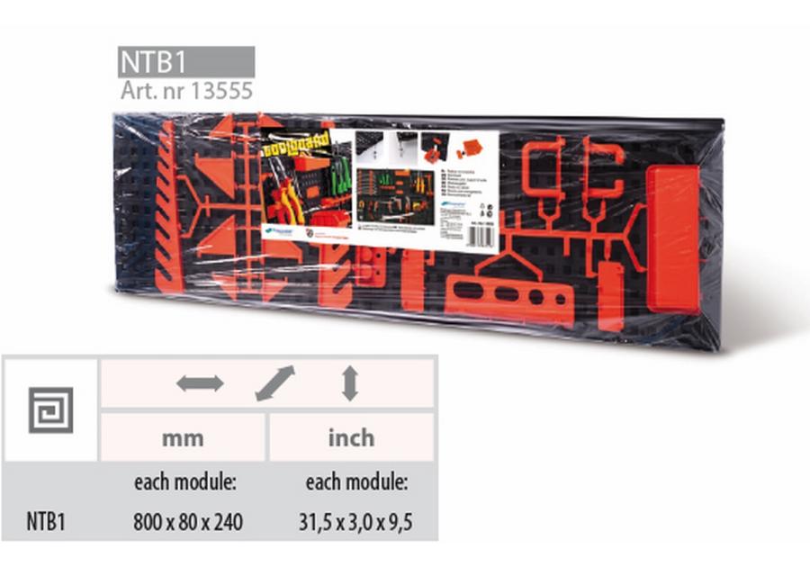 Zdjęcie: Ścianka narzędziowa 80x8x24 cm NTB1 PROSPERPLAST