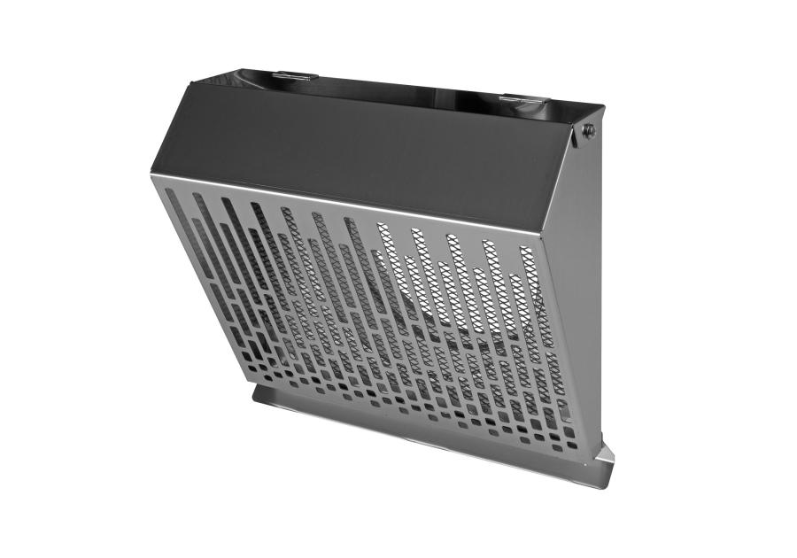 Zdjęcie: Wyrzutnia ścienna metalowa fi160, inox AWENTA PRO