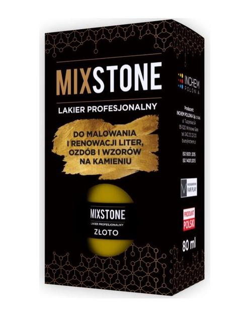 Zdjęcie: Lakier MixStone złoto 80 ml INCHEM POLONIA