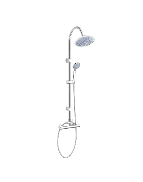 Zdjęcie: Deszczownia Gracja z baterią termostatyczną chrom INVENA