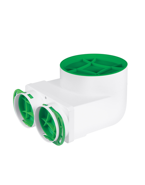 Zdjęcie: Skrzynka rozprężna pionowa fi125-2x75 AWENTA PRO