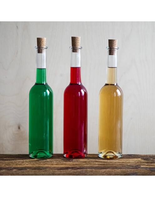 Zdjęcie: Butelka na nalewkę 350 ml 6 szt.+ 6 korków 631224 BROWIN