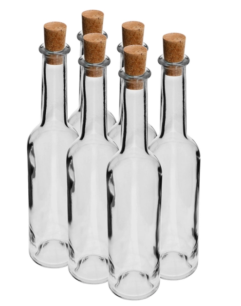 Zdjęcie: Butelka na nalewkę 350 ml 6 szt.+ 6 korków 631224 BROWIN