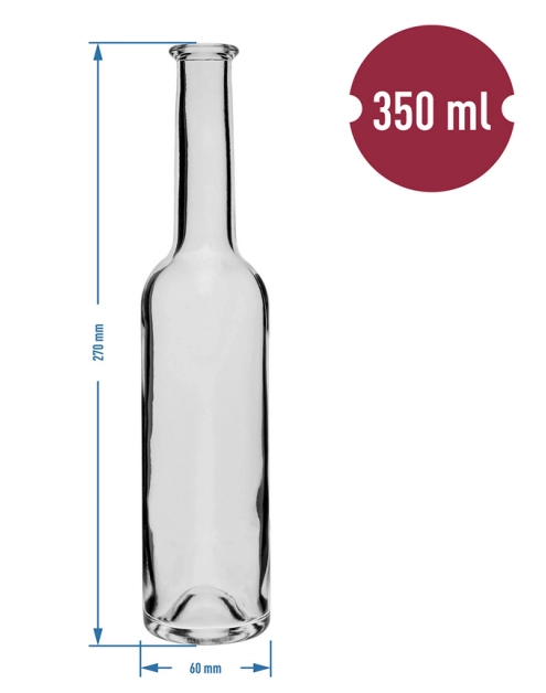 Zdjęcie: Butelka na nalewkę 350 ml 6 szt.+ 6 korków 631224 BROWIN
