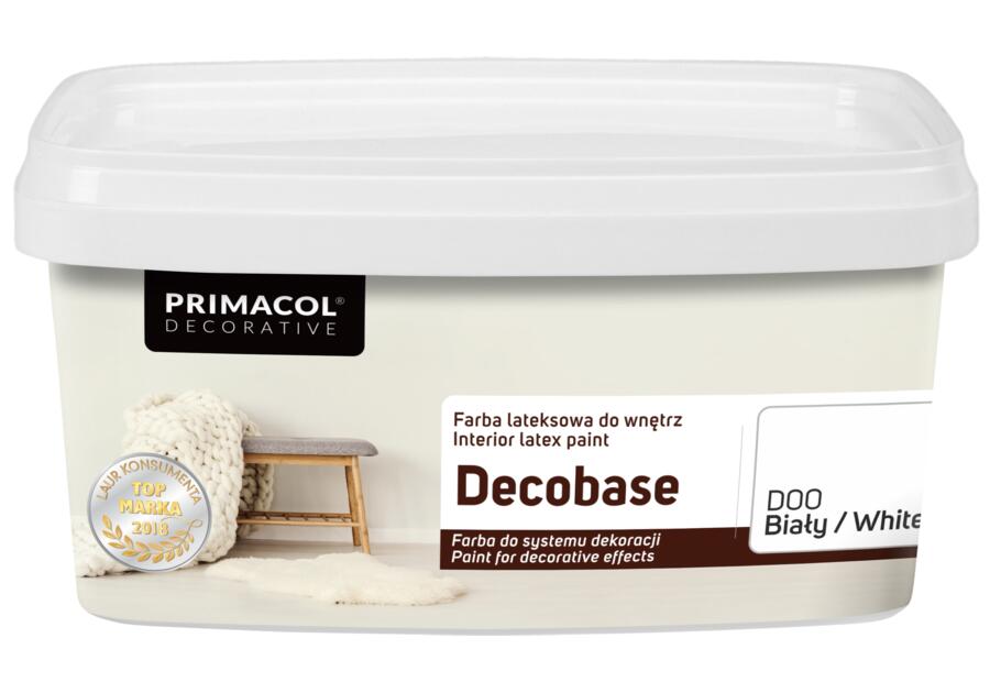 Zdjęcie: Farba Decobase biała 1 L PRIMACOL DECORATIVE