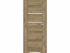 Drzwi wewnętrzne 70 cm lewe 2/4 orzech włoski Vinci 30 VOSTER