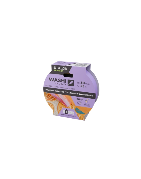 Zdjęcie: Taśma malarska Washi delikatna 30 mm x 25 m PERFECT