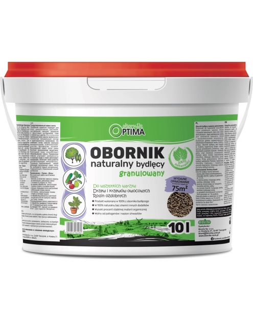 Zdjęcie: Obornik granulowany nawóz bydlęcy wiaderko 10 L BIOVITA