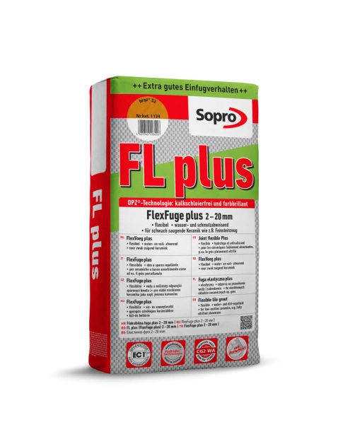 Zdjęcie: Fuga elastyczna FL Plus brąz 15 kg SOPRO