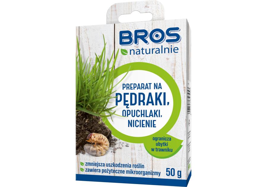 Zdjęcie: Preparat na pędraki, nicienie, opuchlaki 50 g BROS NATURALNIE