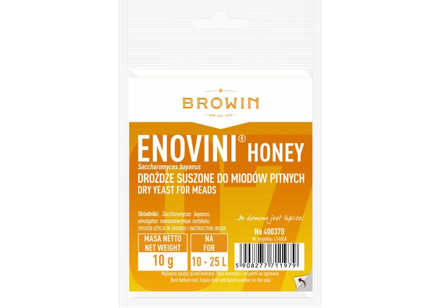 Zdjęcie: Drożdże winiarskie Enovini Honey 10 g BROWIN