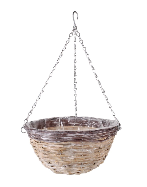 Zdjęcie: Kosz wiszący półokrągły 30x30x15 cm/50 cm BRC TIN TOURS