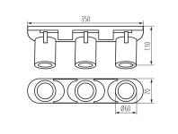 Zdjęcie: Oprawa oświetleniowa 3x max 35 W Laurin EL-3I B KANLUX