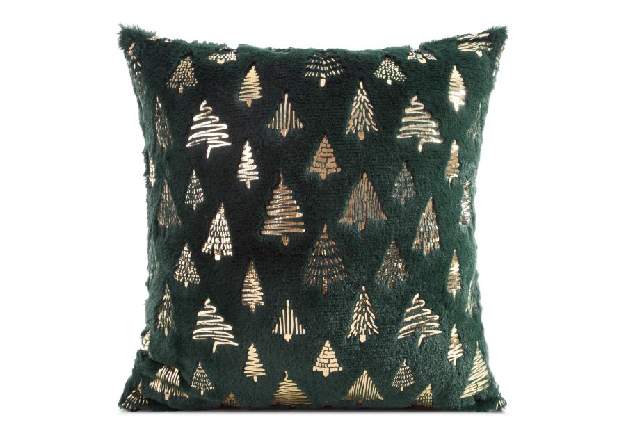 Zdjęcie: Poduszka świąteczna 45x45 cm zielono-złota EUROFIRANY