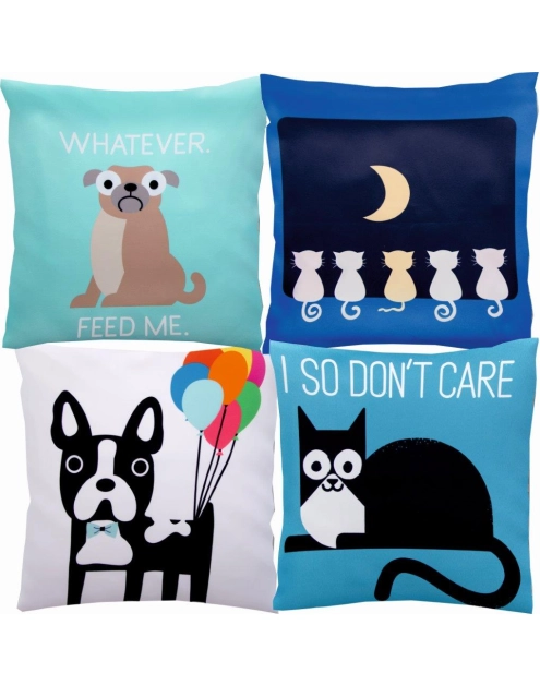 Zdjęcie: Poduszka Lovely Pets 40x40 cm multikolor BBK