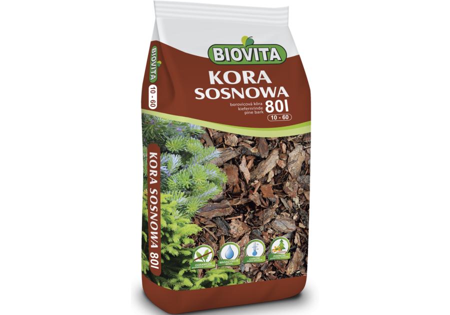 Zdjęcie: Kora sosnowa 10-60 mm 80 L BIOVITA