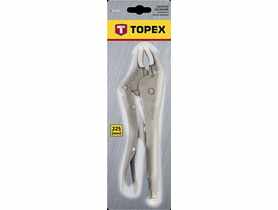 Szczypce zaciskowe uniwersalne 225 mm, okrągłe szczęki TOPEX