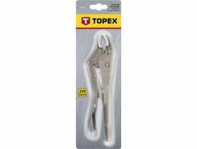 Szczypce zaciskowe uniwersalne 225 mm, okrągłe szczęki TOPEX