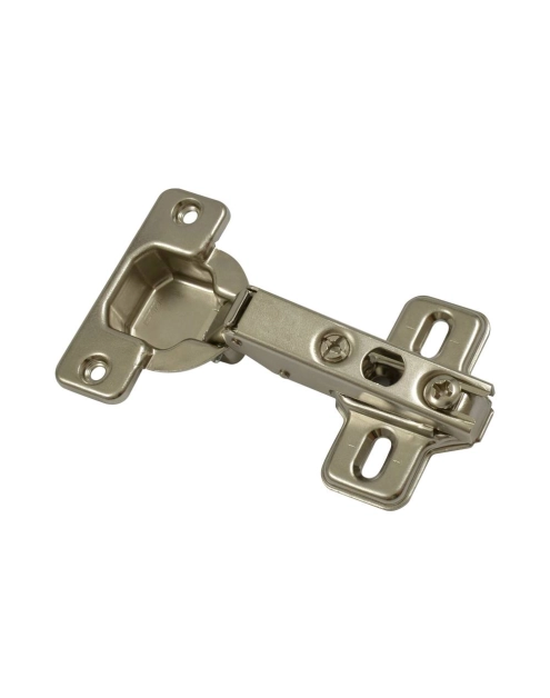 Zdjęcie: Zawias meblowy puszkowy Blum 35 prosty, drzwi nakładane, 2 sztuki + prowadnik METRO