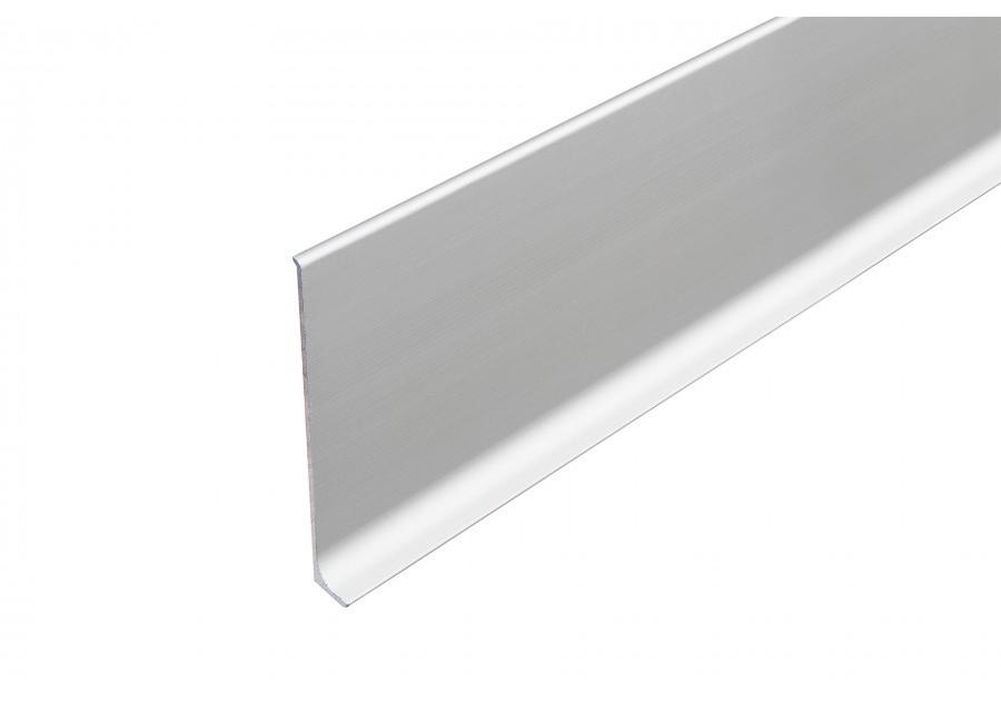 Zdjęcie: Listwa cokołowa aluminiowa 80 mm - 2,5 m srebrny CEZAR