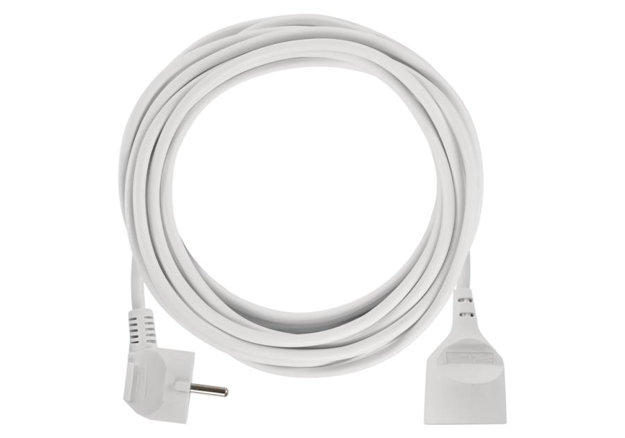 Zdjęcie: Przedłużacz 7 m, 1 gniazdo, biały, PVC, 1,5 mm2 EMOS