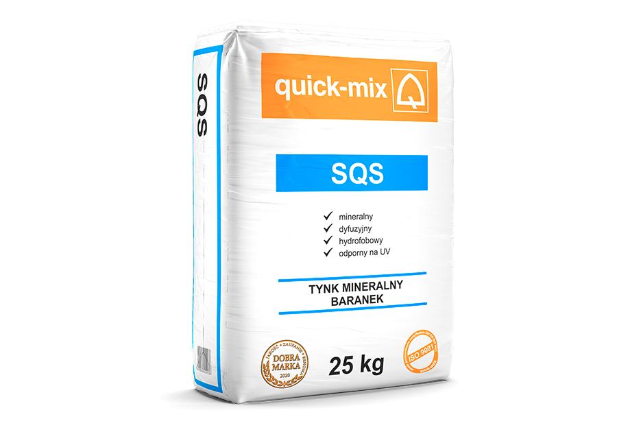 Zdjęcie: Tynk mineralny SQS baranek biały 2,0 mm 25 kg QUICK-MIX