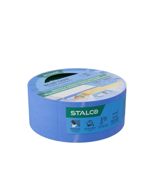 Zdjęcie: Taśma malarska niebieska 38 mm x 25 m STALCO